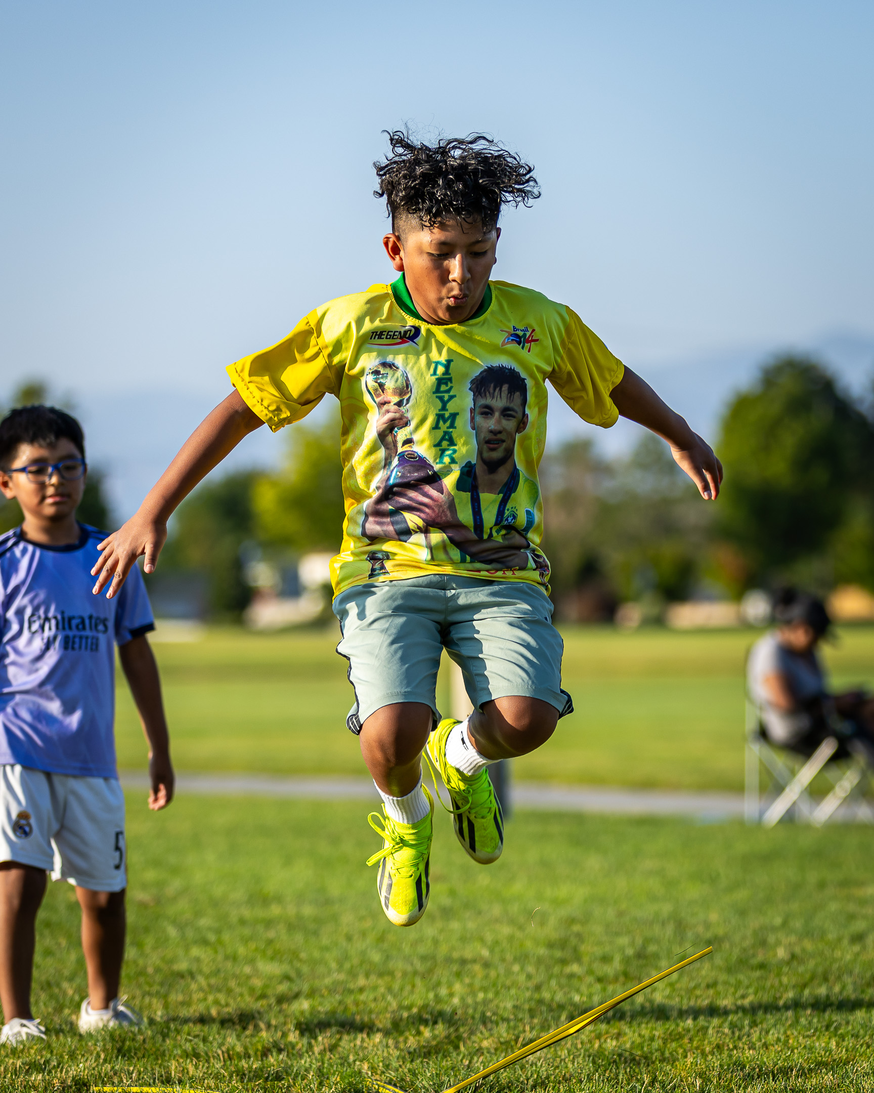 Small group soccer training